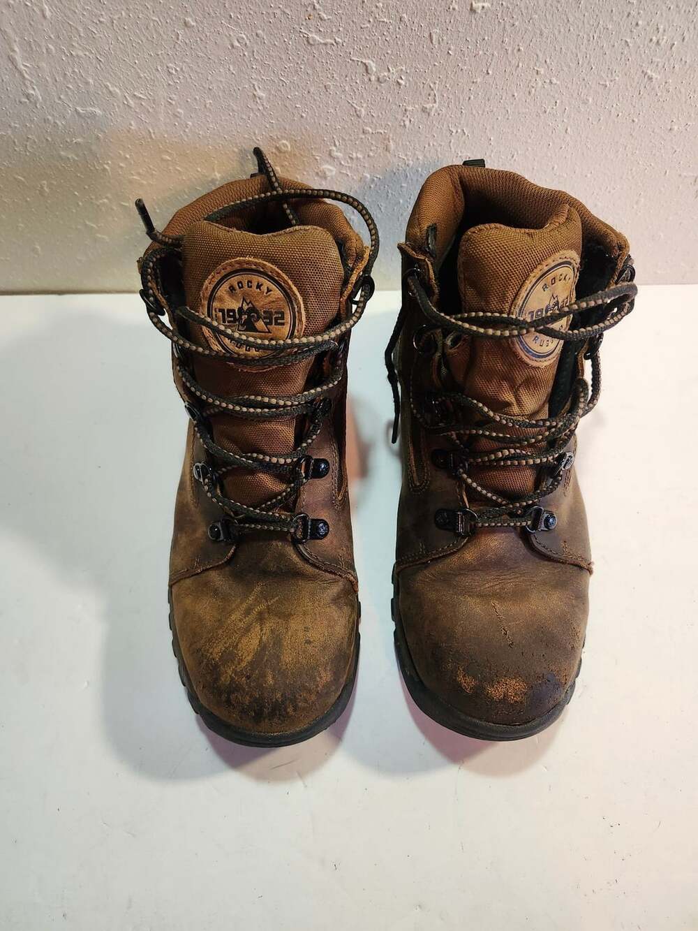 Rocky 1932 Leather Waterproof Hiking Boots Brown